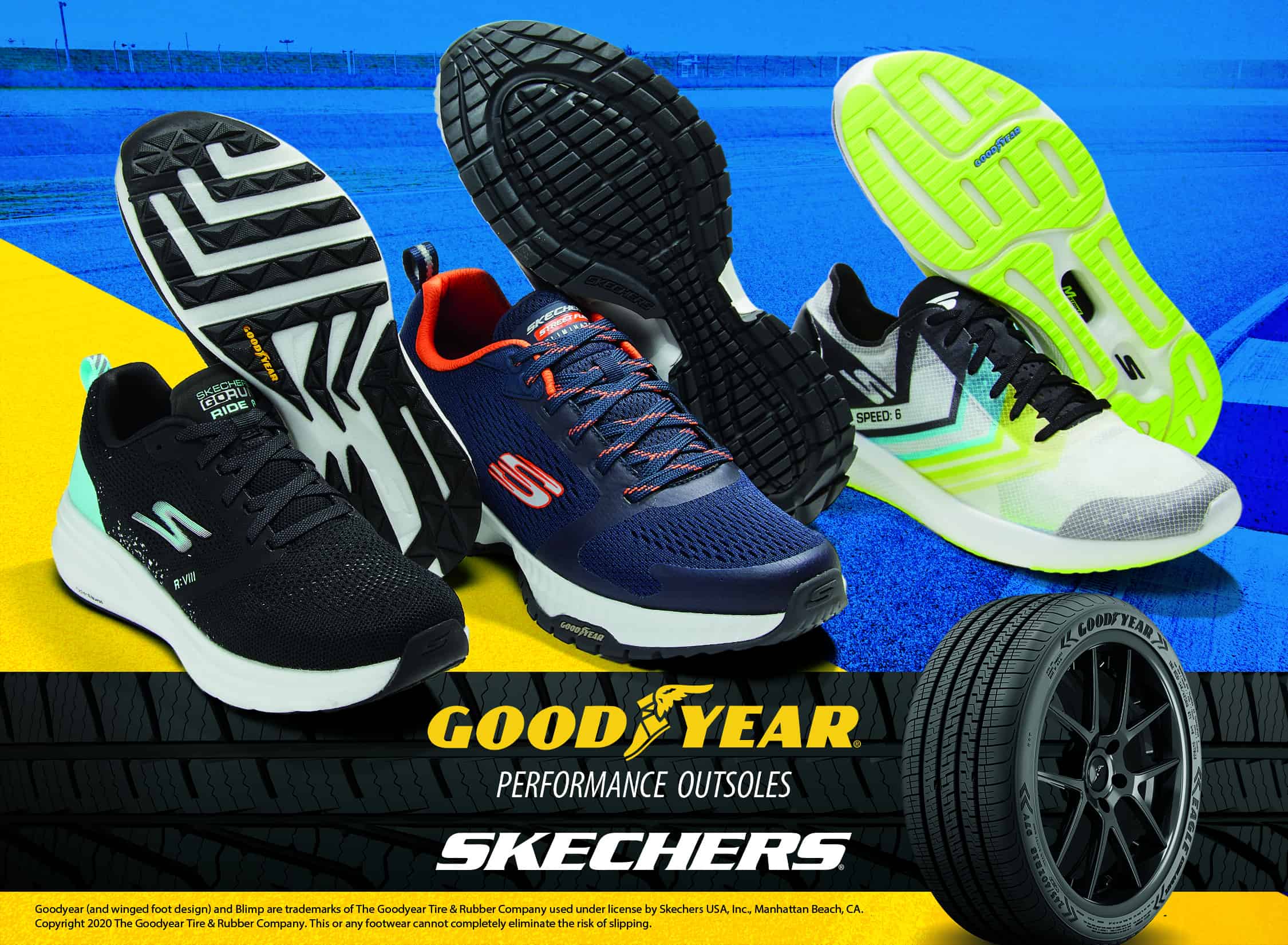 Skechers and Goodyear 
