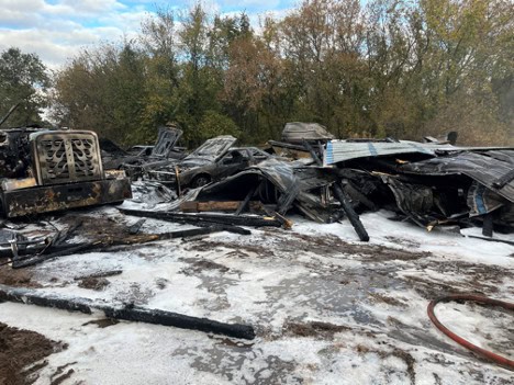 SoyFoam™ TF 1122 Used Successfully in Wisconsin on Multi-Car Fire